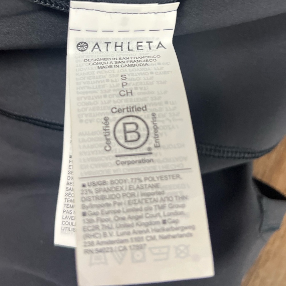Athleta Interval Stash High-Rise Capri Athletic Leggings Black Size Small - Picture 11 of 11